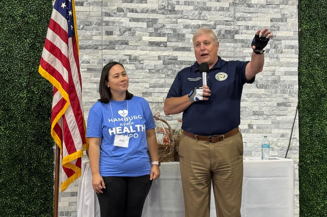Dina w/ Christian Y. Leinbach, Berks Chair Commissioner